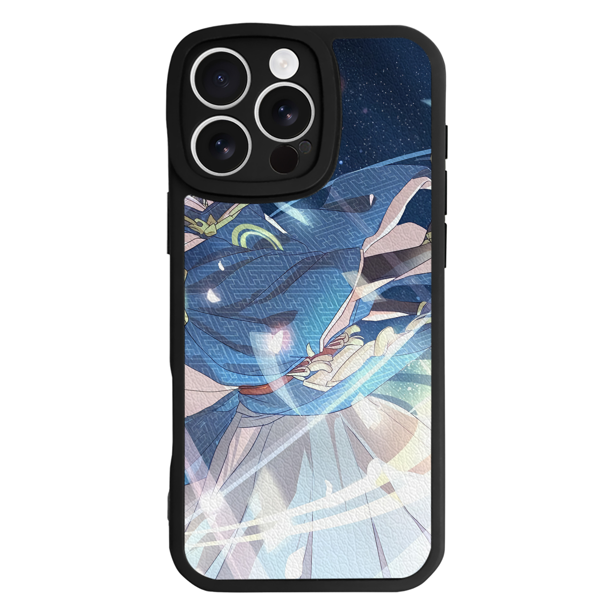 （画像用） 刀剣乱舞 Touken Ranbu 【iPhone 16シリーズ対応】シリコンスマホケース（レザー調） 材質：シリコン
